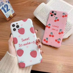 مناسبة لحالة الهاتف المحمول Apple iPhone12Pro ، الحب على شبكة الرسوم المتحركة Red Mobile Phone Case 13PRO Silicone هاتف محمول