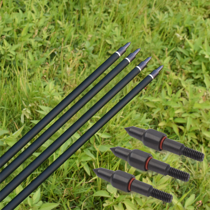 Elongarrow 100 Grain Archery Steel Rearheads لسهام 7.8 ملم