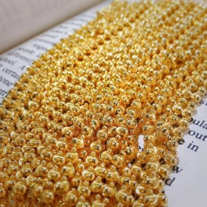 سوار حبة الذهب 18K جاهز للشحن