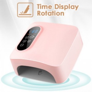 M&R 601PRO 72W مصباح الأظافر LED LED اللاسلكي ، مجفف الأظافر LED قابل لإعادة الشحن ، 15600 مللي أمبير في الساعة مصباح تجعيد الأظافر اللاسلكي ، أ...