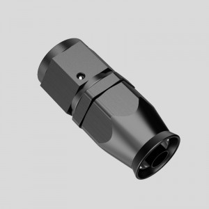 الألومنيوم PTFE دوار خرطوم نهاية تجهيزات أنثى مستقيمة