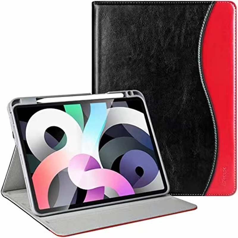 iPadcase جديد كل حالة حماية شاملة للزاوية متعددة الحالات الجلدية الوظيفية