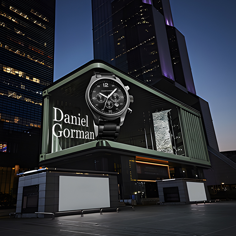 IWC New Top Gun Naked Eye 3D تم إطلاق الإعلانات الإبداعية في الهواء الطلق