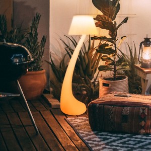 طوله 132 سم تغيير لون LED LED مع التحكم عن بعد قابلة