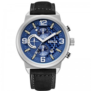 Baogela Men \\\\\'s Black Sports Quartz Watch Leisure Fashion Tensing Watch Watch عرض الرجال 1709 Black Blue
