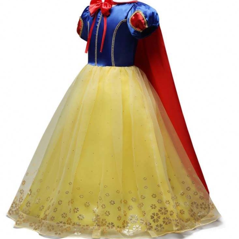 الأزياء الصيفية أطفال فتاة الأميرة نفخة ثلج ثلج زي ملابس أزياء HCSW-002