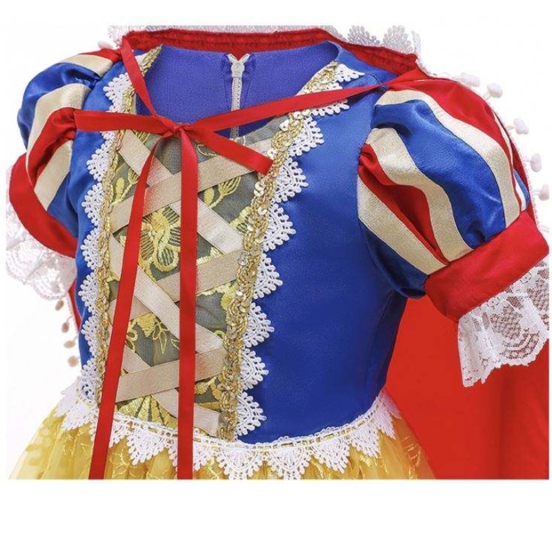 2022 New Sofia Aurora Snow White Elsa Rapunzel Costume Dress Halloween Cosplay Girl Princess Dress HCSW-009