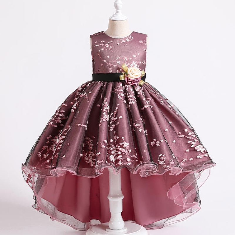 2022 PAGEANT VINTAGE DIST KIDS Party First Bridesmaid Dresses for Girls Children Wedding Dress Girl Infant Vestido Teen