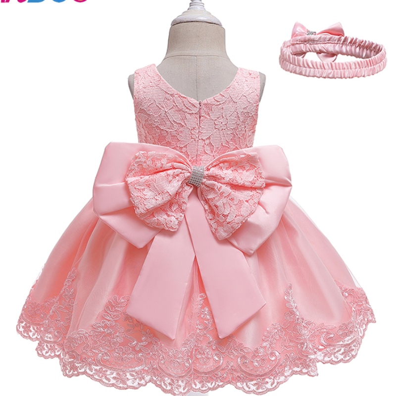 ANSOO Design New Design Girl \\'s Princess Dress Bow Lace Baby Alcyfeless Dress