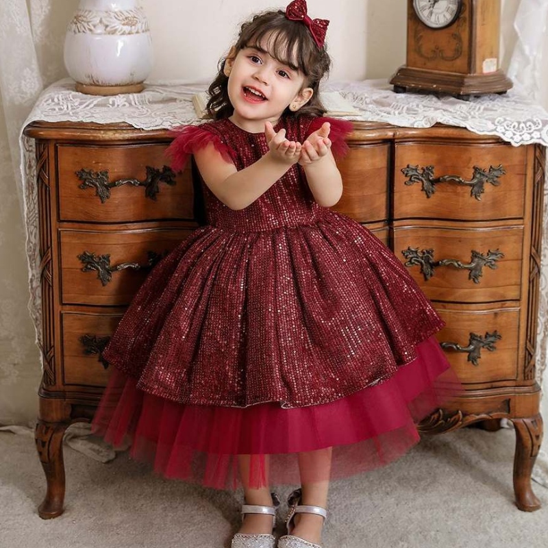 Baige Baby Infant Girl Birpity Dress Flower Newborn Princess Fressed Dressing Dresses