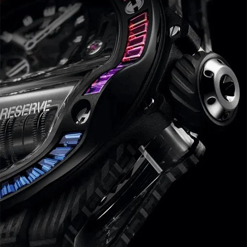 شاهد قوس قزح بعد المطر ، واكتب فصلًا جديدًا رائعًا-Big Bang MP-11 Super Long Kinetic Energy Carbon Carbon Ring Watch