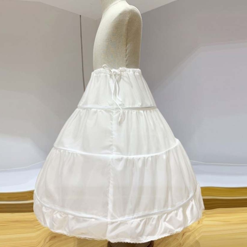 Baige Fashion Crinoline Petticoat Skirt for Girls Ball Howers Underskirt for Wedding Dress