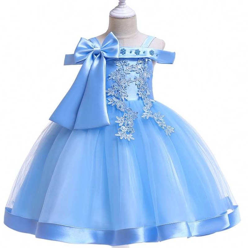 Baige Kids Garments Wholesale Little Baby Birks Lace Kids حفل زفاف الفساتين L5081