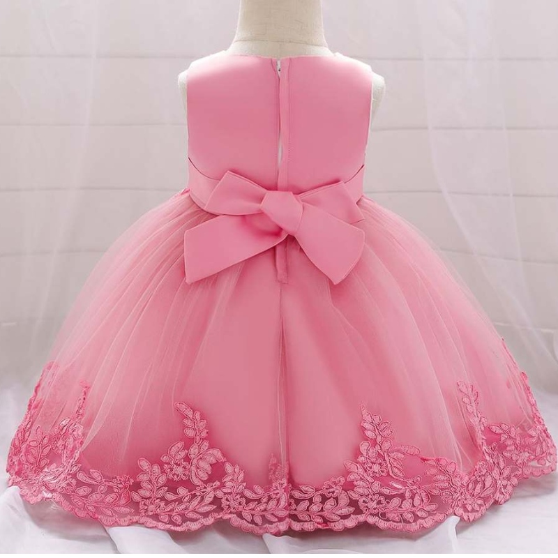 Baige Summer Baby Girls Dress Brity Girls Party Costume Embroidery Floral Dress L5097XZ