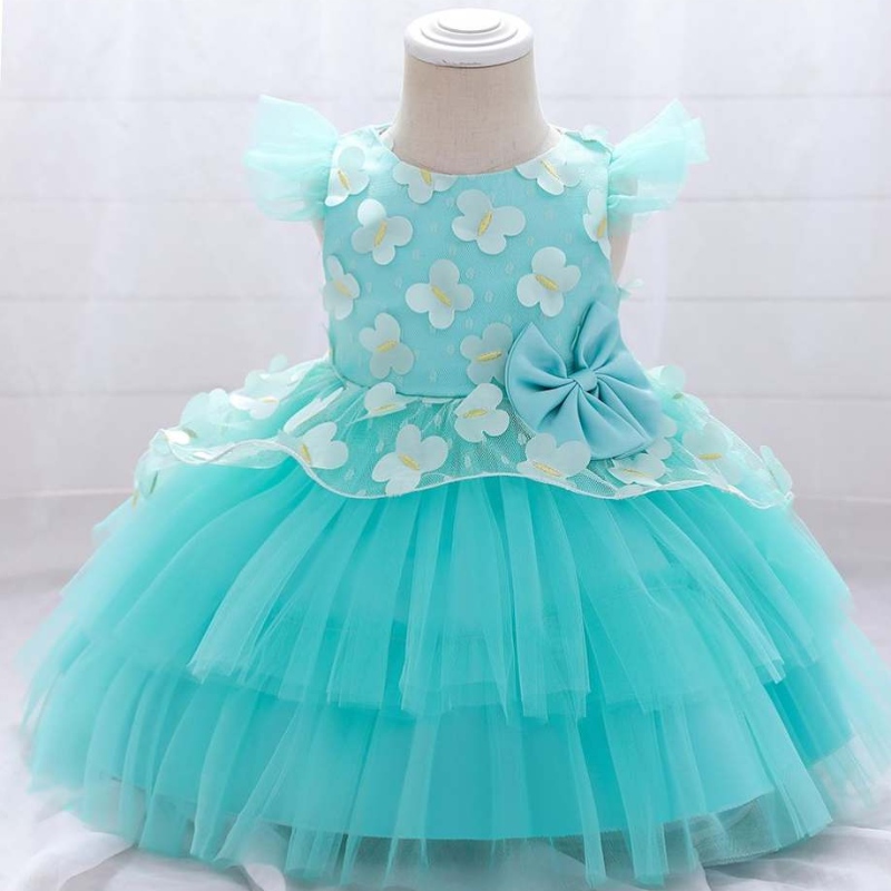 Baige Girls Frock Patterns Sweet Girl Girle Princess Little Girl Birthday Beautiful First Communion ؛ اللباس L1991xz