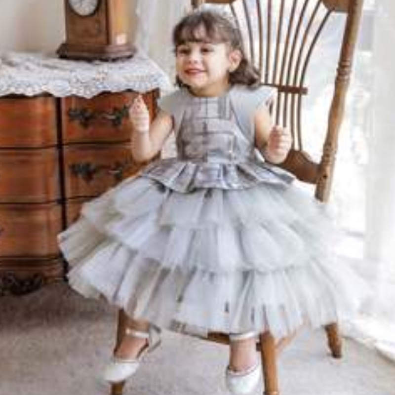 Baige Wholesale Princess Sequin Dress Girls \\ 'عيد ميلاد حفلة فريدة من نوع