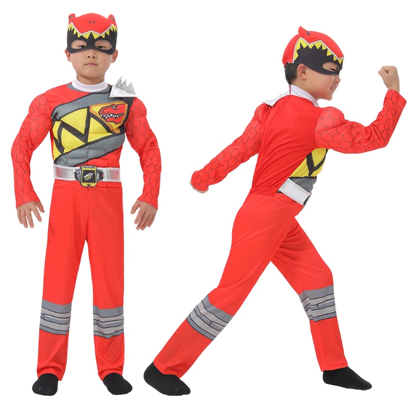 زي رينجرز Red Power Rangers للأطفال الصغار الرسمي ريد رينجر