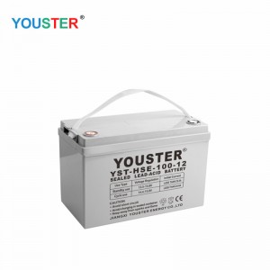 Youster AGM Deep Cycle Gel Lead Acid Relverter 12V200AH تخزين البطارية الشمسية للاستخدام في المنزل