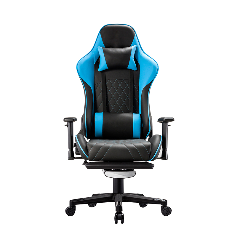 Gamer Pu Leather Racing Gaming Chair Chairable Chair Chair Office Compute Gaming Chair مع LED Light