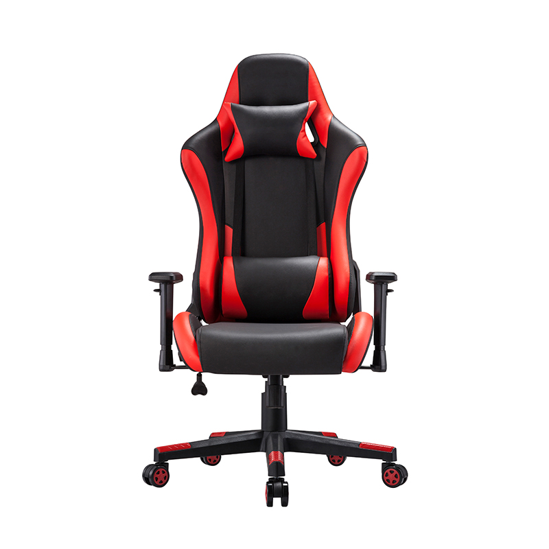 Gamer Pu Leather Racing Gaming Chair Chairable Chair Chair Office Compute Gaming Chair مع LED Light