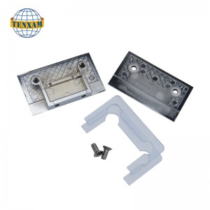 ثقب مزدوج CAMBERED 0 درجة الزجاج المشبك