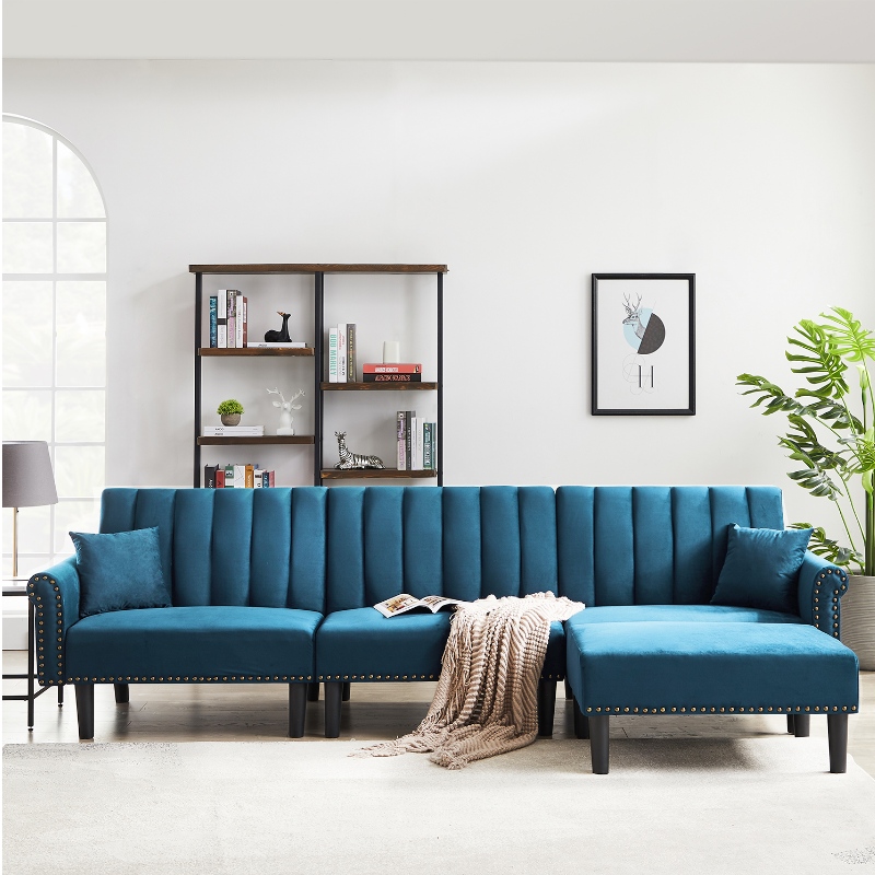 القماش Chaise الأريكة الأريكة أريكة سرير سرير
