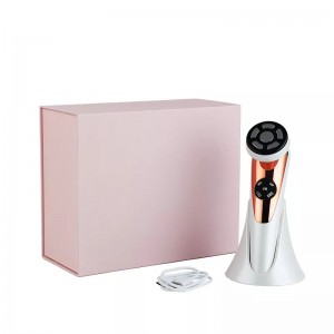 EMS Hot Cold Photon Beauty أداة الوجه Skinwhiten Lift شد أداة تجميل الوجه USB محمولة مركبة الوجه الكهربائي المحمول ، مقدمة الوجه تطهير الجلد تشديد إزا...