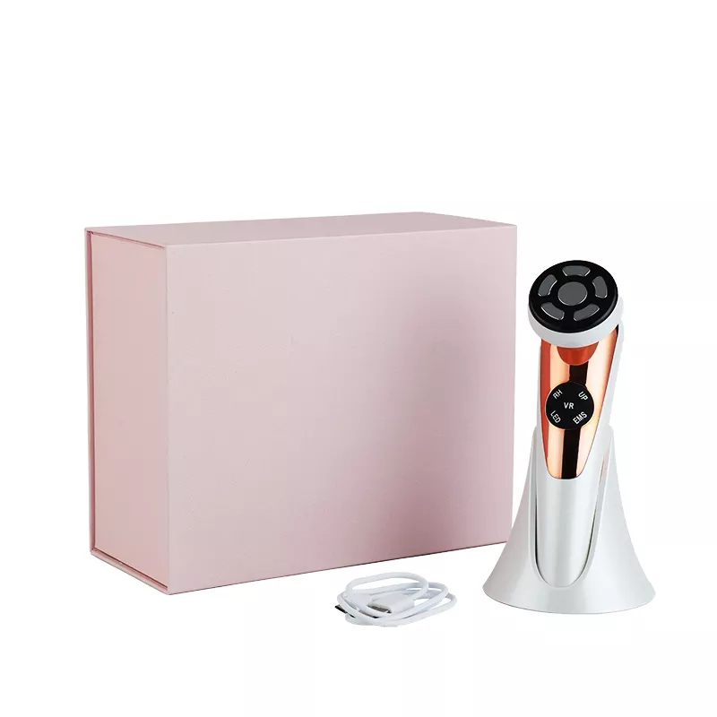 EMS Hot Cold Photon Beauty أداة الوجه Skinwhiten Lift شد أداة تجميل الوجه USB محمولة مركبة الوجه الكهربائي المحمول ، مقدمة الوجه تطهير الجلد تشديد إزالة التجاعيد