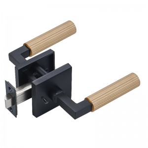 S7132 عالي الجودة قفل الباب المربع الحديث ، مقبض رافعة باب التصميم الحديثة.