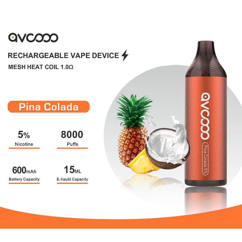 Avcooo recargable vape device 8000 puffs