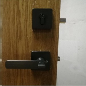 78001 رافعة مدخل مربعة مع مجموعة Deadbolt deadbolt مزدوجة على حد سواء قفل التحرير والسرد (للمكتب والباب الأمامي) ، قفل باب الدخول الثقيل ، 1 حز...