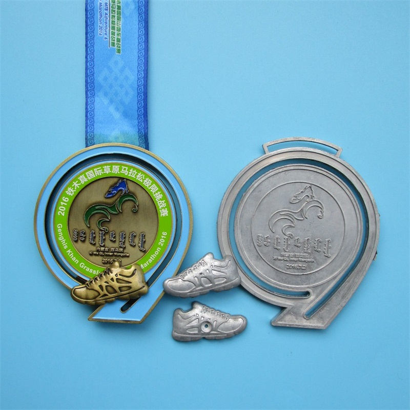 يموت ميداليات النشاط المعدنية المعدنية ثلاثية الأبعاد وجوائز ميدالية الشرف مع الشريط