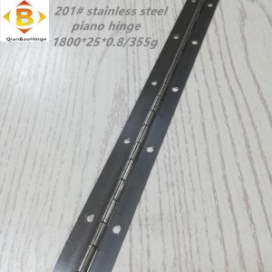 الحجم القياسي طويل المفصلات 201#72 \'\'*1 بيانو الفولاذ المقاوم للصدأ مفصلات الوزراء المستمر البيانو مفصلات البيانو