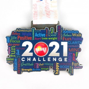 تمنح الميدالية المعدنية ذات الجودة العالية للتصميم المخصص الميدالية الذهبية