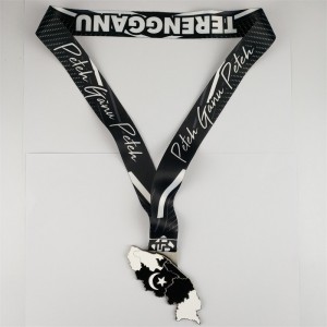 مخصصة مخصصة مخصصة لجوائز الشرف العظيمة المعدنية ثلاثية الأبعاد ميدالية السباق الرياضي المطلي بالذهب