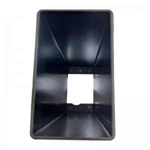 ملفات تعريف أسود مقذوف ، طحن CNC طحن الأجزاء عالية الدقة