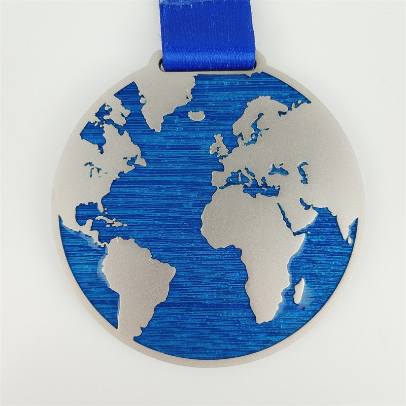 ميدالية الماراثون مخصصة للأشعة فوق البنفسجية الميدالية الدينية المينا الأزرق