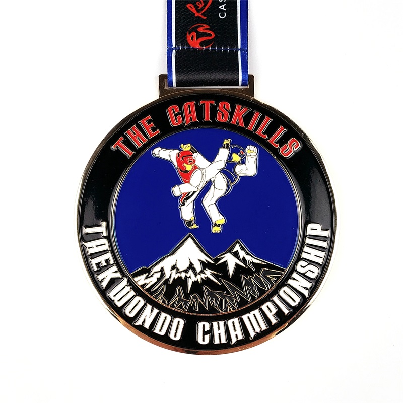 مذكرات مخصصة لشعار الشعار المعدني الرياضي للجملة ميداليات سباق الملاكمة Kungfu