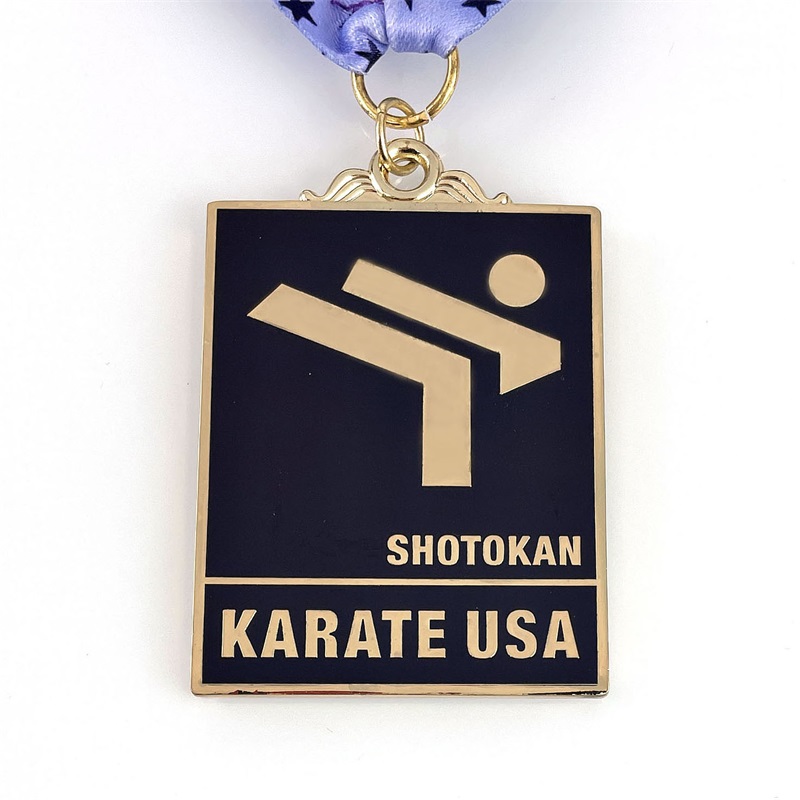 ميداليات سباق ميداليات المعادن المصبوب ميدالية الذهب Kungfu