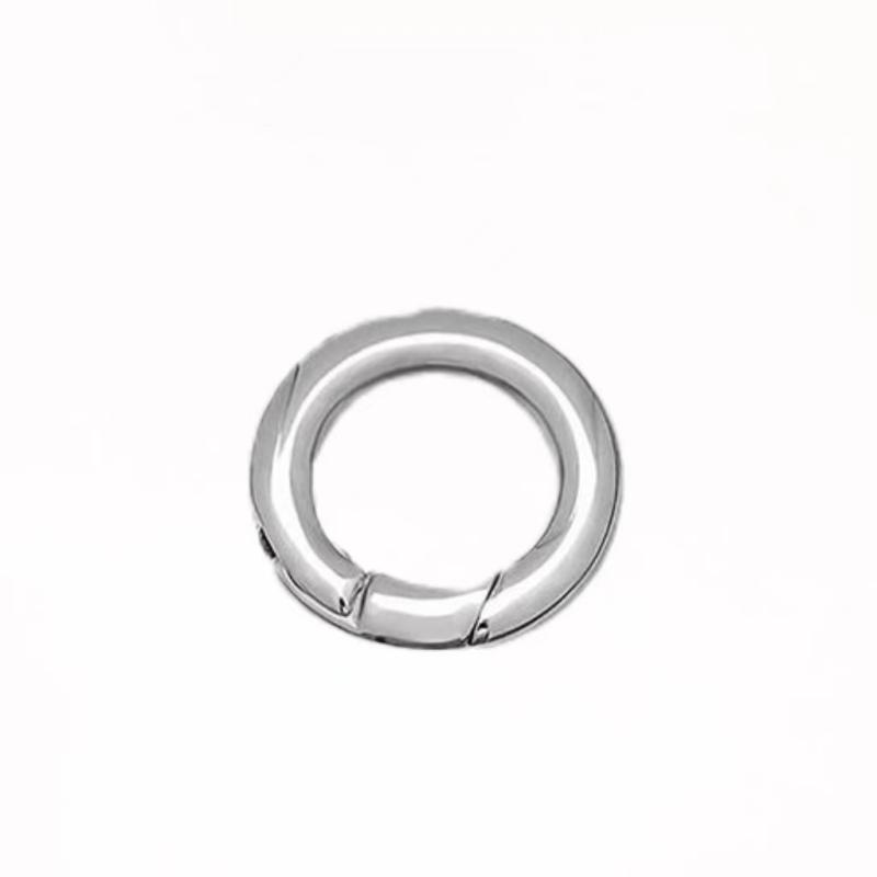 Openable O-Ring Trigger Round Snap Carabiner Ring Ring Round Ring Ring Wallet Metal Keychain