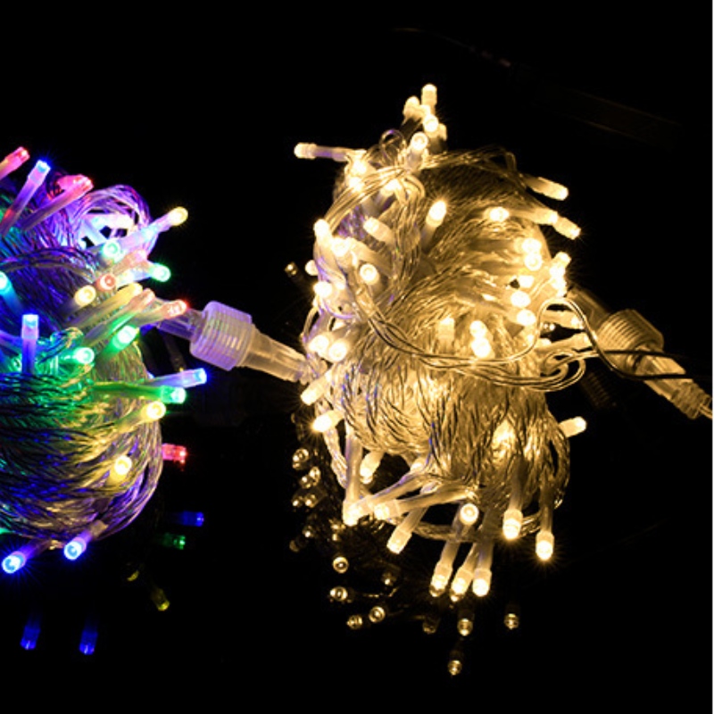LED أضواء عيد الميلاد مقاومة للماء أضواء خرافية في الهواء الطلق لعيد الميلاد العام الجديد الأضواء الزفاف ديكور