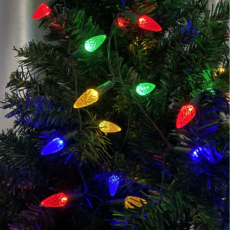 SMART C9 Strawberry Christmas Light مجموعة في الهواء الطلق مقاوم للماء RGB سلسلة ضوء عيد الميلاد الملونة