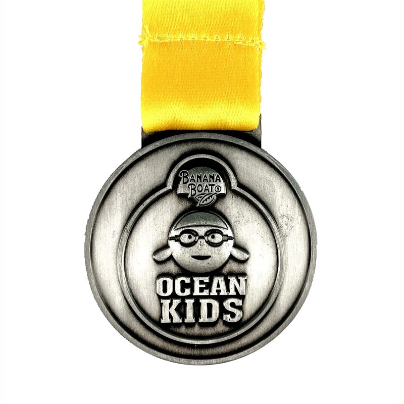 ميدالية سباحة للرياضات المعدنية عالية الجودة للأطفال