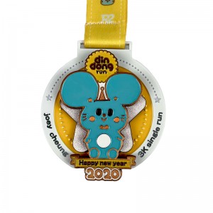 سبيكة الزنك يموت ميدالية ميدالية ميدالية ميدالية مطلية بالذهب