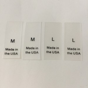 علامة شحن مطبوعة شفافة