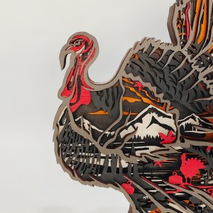 ثلاثي الأبعاد حيوان فلامنغو للحيوان الخشبي