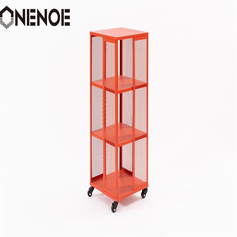 Onenoe Home Furniture Modern Metal Relving Filing Fabling Fabrice Cabinet Cookcage Frame Solid