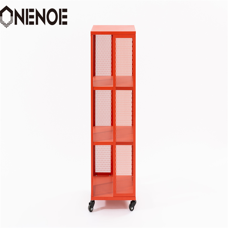 Onenoe Home Furniture Modern Metal Relving Filing Fabling Fabrice Cabinet Cookcage Frame Solid