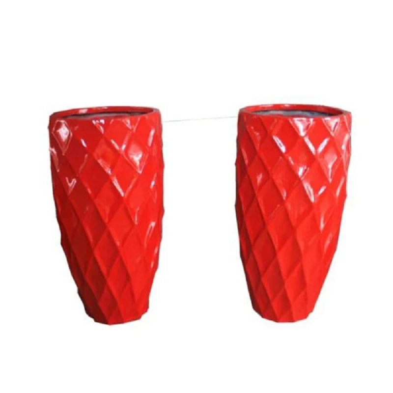 زهرة الألياف الزجاجية مخصصة FRP POTS
