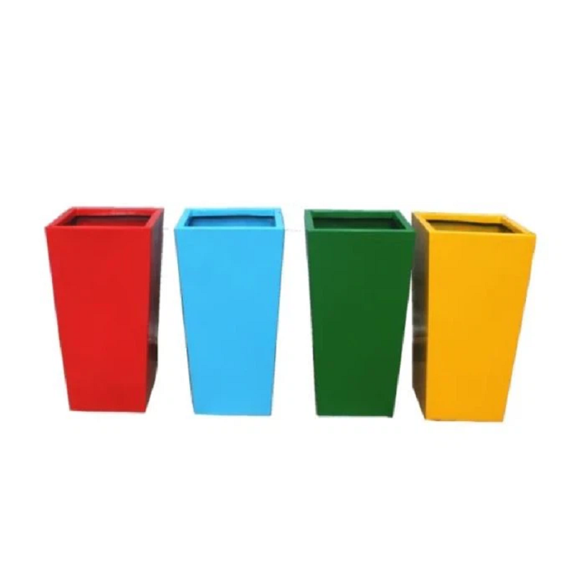 زهرة الألياف الزجاجية مخصصة FRP POTS
